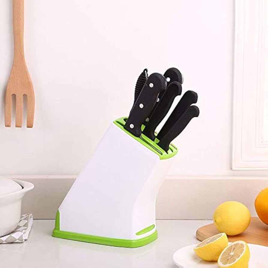 Plastic Kitchen Knife Holder Rack, Multifunctional Knife Holder Rack, Durable Plastic Multifunctional Cutlery Holder Plastic Kitchen Knife Holder Rack, Multifunctional Knife Holder Rack, Durable Plastic Multifunctional Cutlery Holder